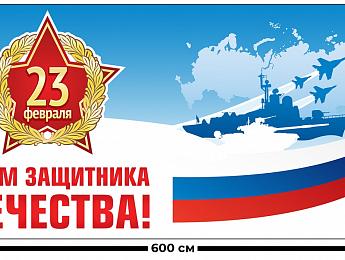картинка Занавес С днем защитника отечества 6 от магазина Рим-Декор